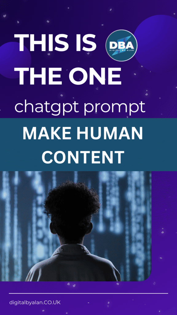 make chatgpt write like a human