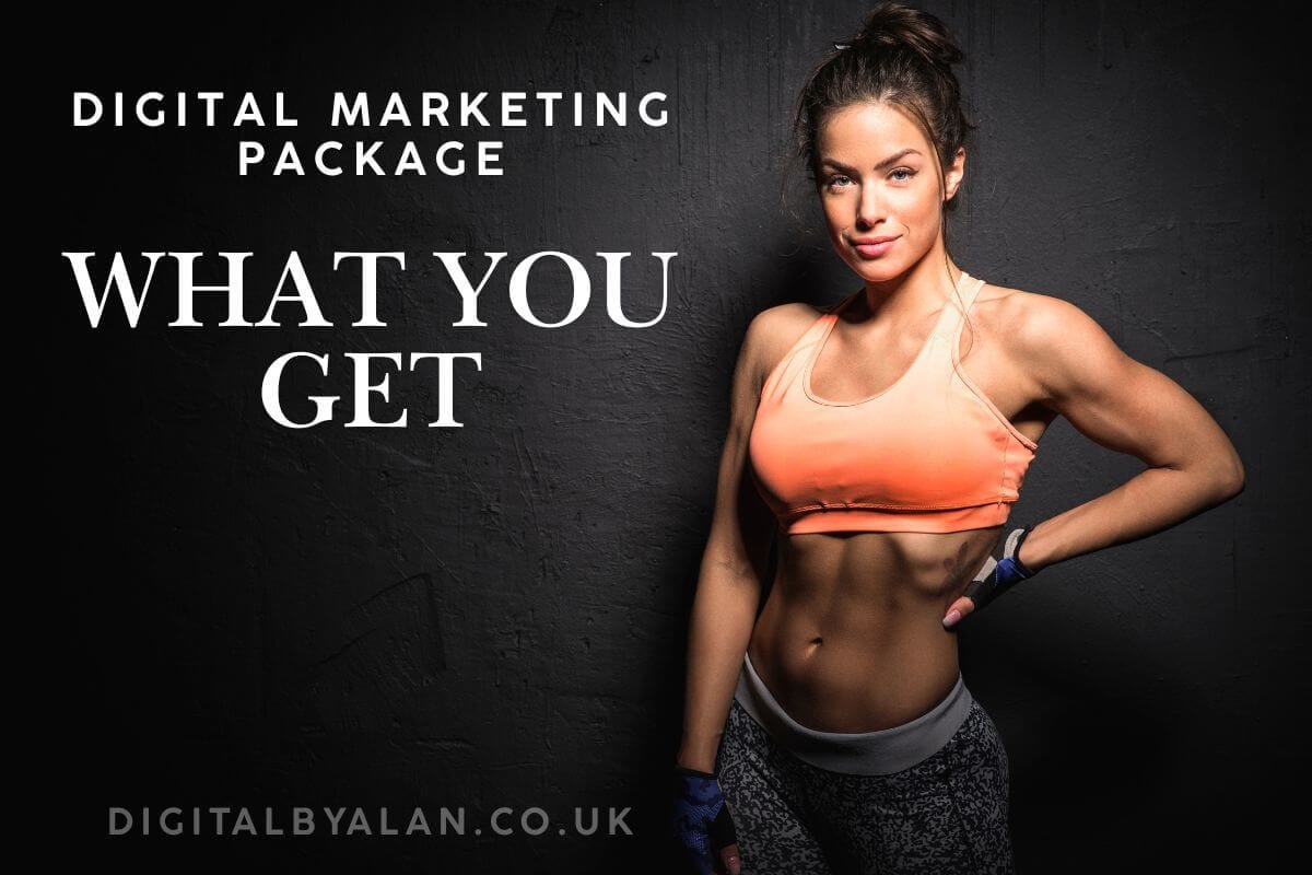 Example personal trainer website and marketing