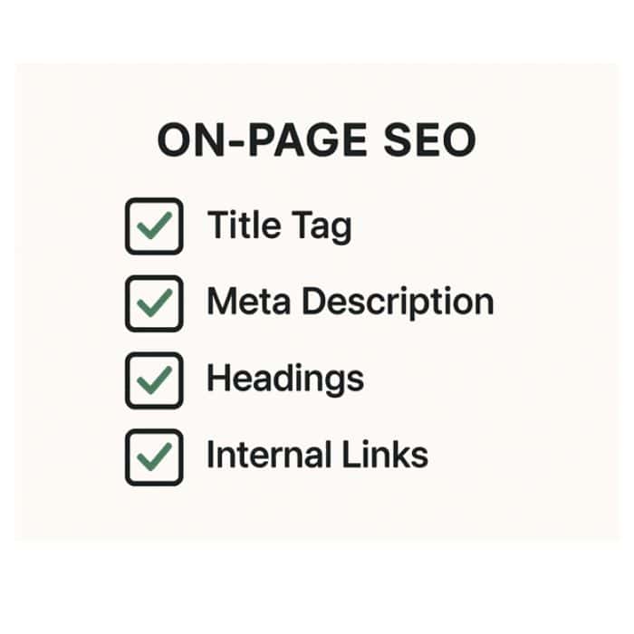seo assessment checklist