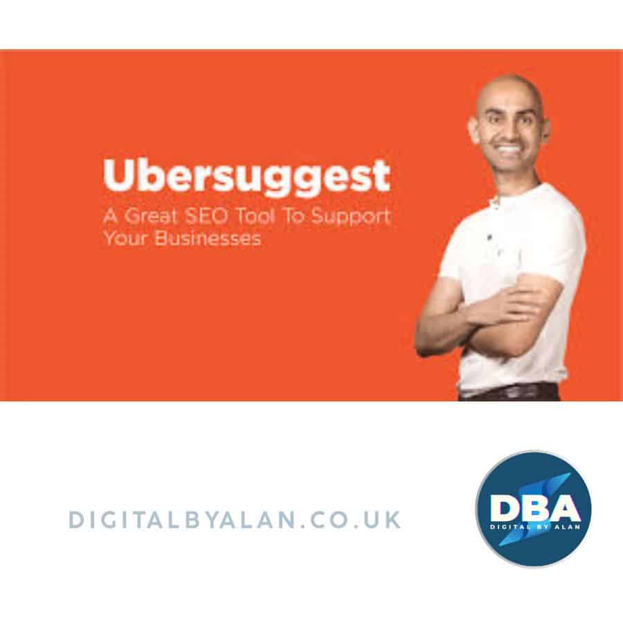 Ubersuggest SEO tool interface